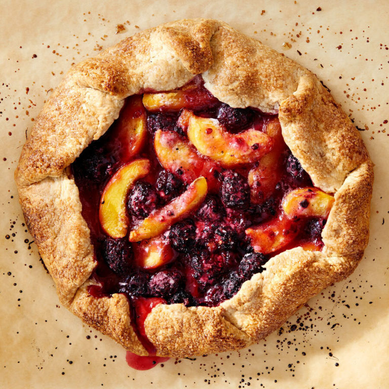 Peach & Blackberry Galette - Candace Nelson